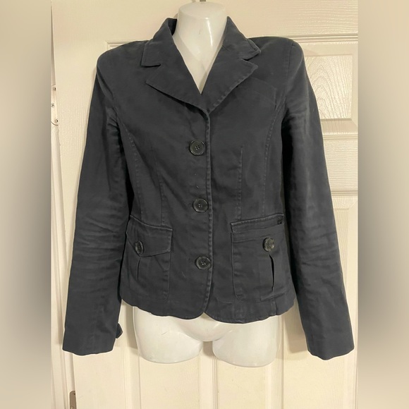 RW&Co soft grey blazer size 0 - Picture 2 of 4